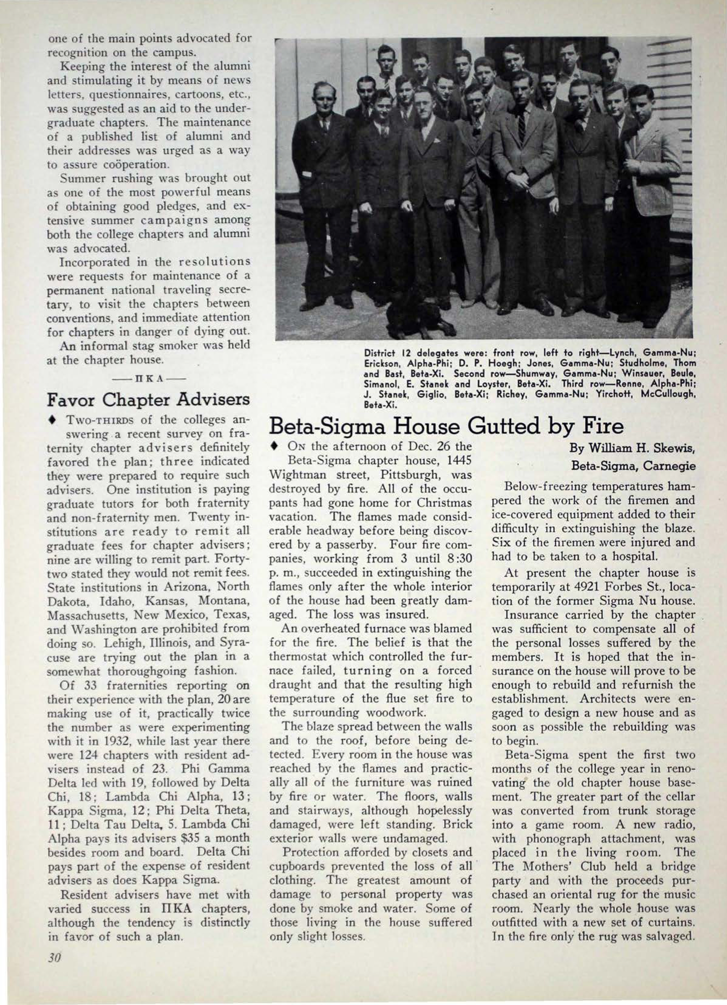 Favor Chapter Advisers